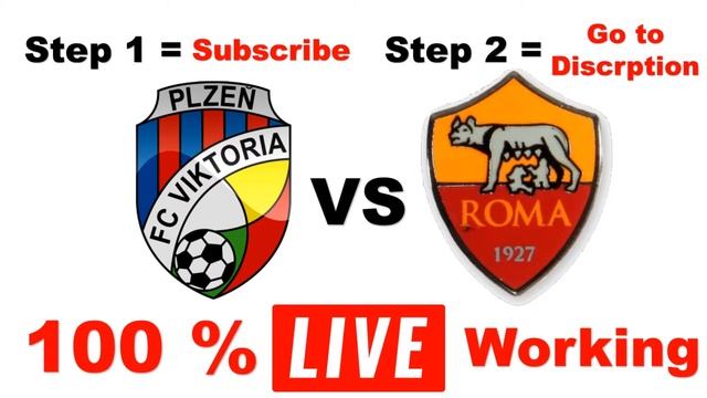 Viktoria Plzen vs Roma Live смотреть онлайн