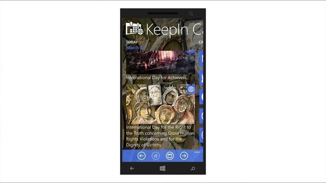 KeepIn Calendar for Windows 8 & Windows Phone смотреть онлайн