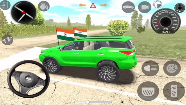 Indian Cars Simulator - Toyota Fortuner Gadi Game 3D - Car Game Android Gameplay смотреть онлайн
