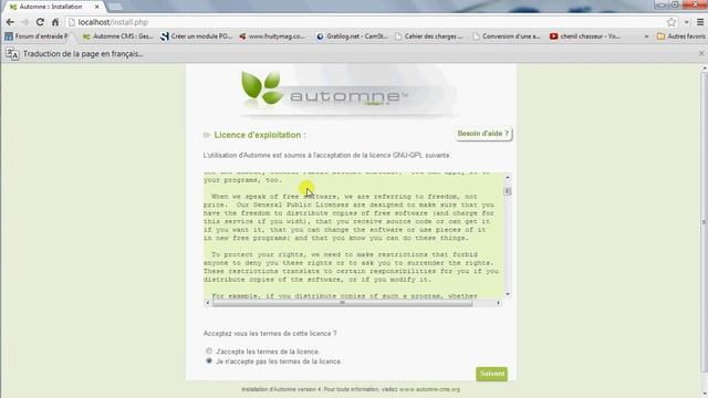 Installation du CMS Automne смотреть онлайн