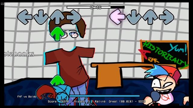 Friday Night Funkin': Baldos Funk Escol V1 Full Week [FNF Mod/HARD] смотреть онлайн