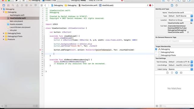 Basic Console Usage in Xcode for iOS Swift3 / Swift4 смотреть онлайн