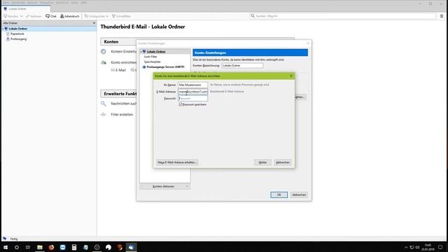 Tutorial e Mail Client einrichten Thunderbird - WIndows смотреть онлайн