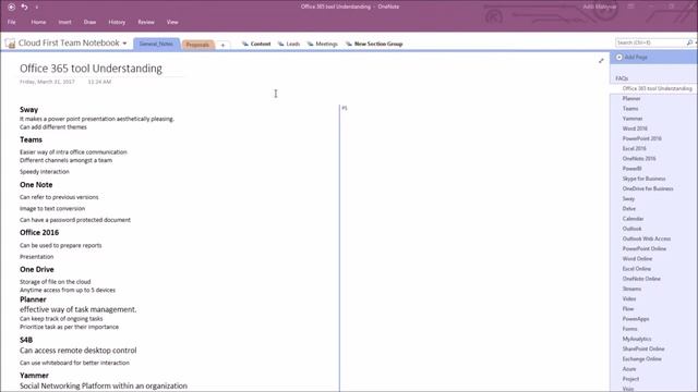 How can I share a OneNote page link with my colleagues in Microsoft OneNote 2016? смотреть онлайн