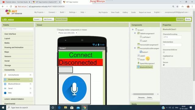 How to make voice controlled LED Light android app using MIT app inventor смотреть онлайн