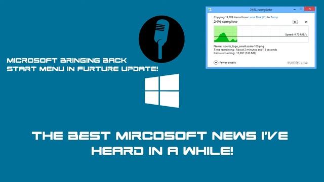 TRN: Windows 8 Update Bringing back Start Menu смотреть онлайн