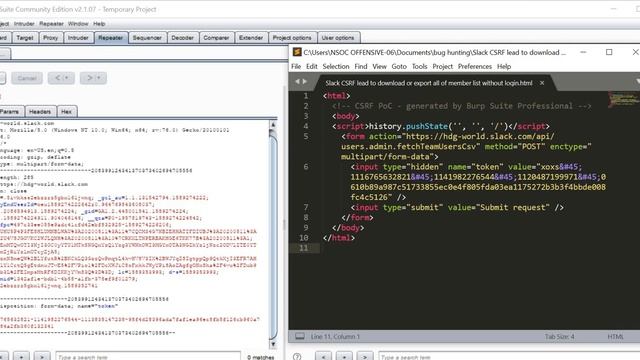 Slack Csrf Lead To Download Or Export Information Of Member List смотреть онлайн