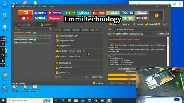 Redmi 6 pro mi Account bypass unlocktool смотреть онлайн