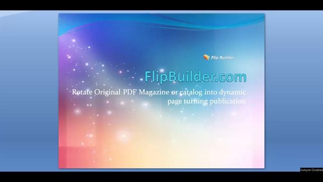 FlipBuilder rotate original PDF magazine or catalog смотреть онлайн