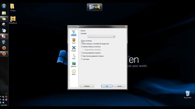 RocketDock: Windows Program Launcher смотреть онлайн