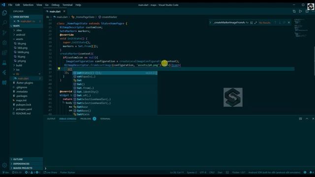 Flutter - Custom marker on google maps смотреть онлайн
