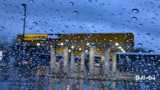 Cozy Reading and sleeping - Rain on STREET Sounds , relax and chill out смотреть онлайн