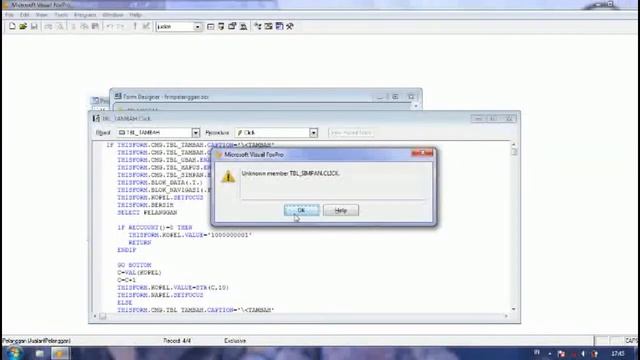 Alias Pelanggan is not found Visual Foxpro смотреть онлайн