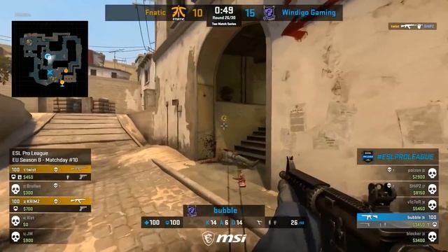 ESL Pro League S8 - Fnatic vs Windigo - FNATIC DOWN?! - Highlights - CS:GO смотреть онлайн