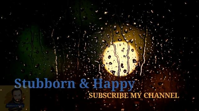 Relaxing music with Rain Drops on Window | Beautiful Night- very beautiful music. смотреть онлайн