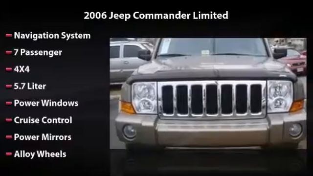 2006 Jeep Commander Limited смотреть онлайн