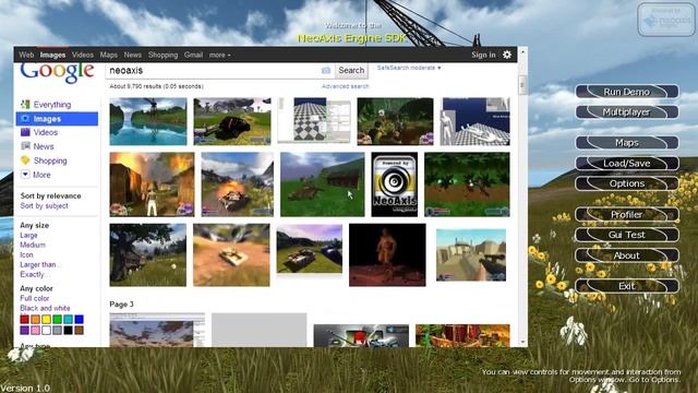 Web Browser inside NeoAxis - Awesomium смотреть онлайн