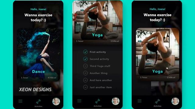 Fitness App | Workout Tracking | Minimal Design | UI/UX Design #xeontech01 #fitnessapp смотреть онлайн
