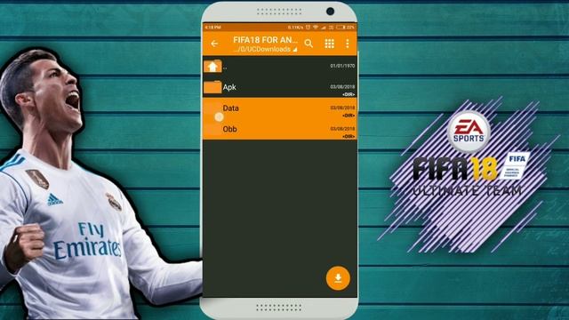 FIFA18 Download For Android In Just [1.3GB] || With FIFA18 Graphics And Texture || MOD