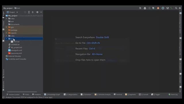 expert.ai Studio - Drag and drop documents to the project смотреть онлайн