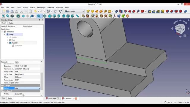 FreeCAD Mirrored Tutorial смотреть онлайн