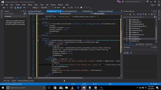 Part 6: POS And Inventory System For Pharmacy: Working With Type Module VB.Net + MySql смотреть онлайн