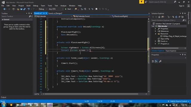 C# how to make calendar application смотреть онлайн
