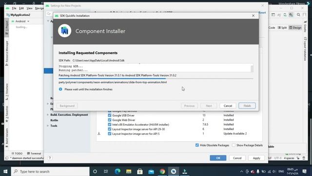 setup sdk and avd manager смотреть онлайн