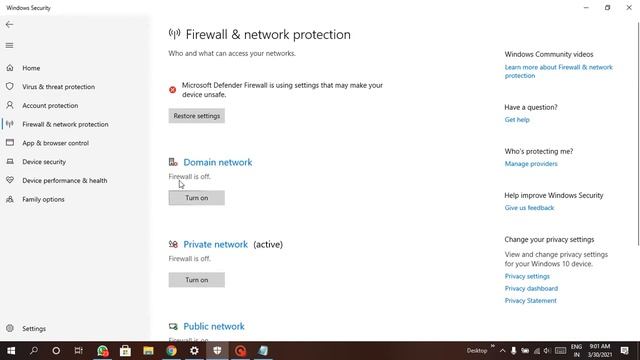 How to Disable or Enable Windows Defender or security on Windows 10 смотреть онлайн