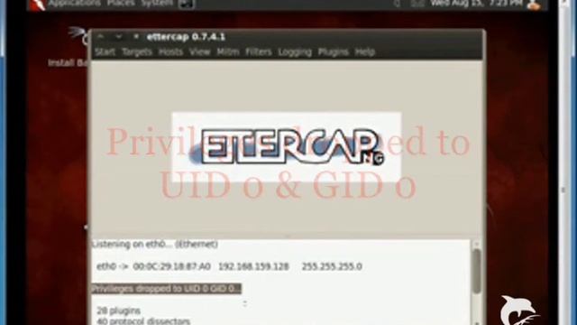 ettercap MitM etter.conf konfigurieren - Backtrack ettercap Man in the Middle - Arp Spoofing смотреть онлайн