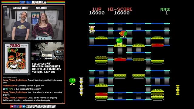 Cannon in D - D for Defense, Beef Drop, More Beef Drop, Space Duel: Atari 7800 Homebrew смотреть онлайн