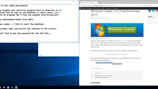 Windows Loader v2.2.2 Free Download 2017 смотреть онлайн