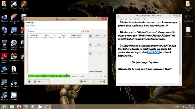 Windows Media Player ve Nero ile CD Ye Müzik Yazma... смотреть онлайн