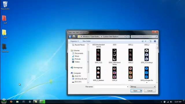 How to change windows 7 start button смотреть онлайн