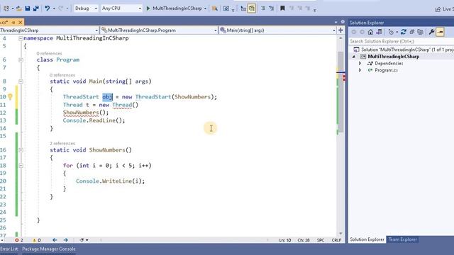 Part 8:- Constructors of Thread class in C# | ThreadStart Delegate |MultithreadingbProgramming in C смотреть онлайн