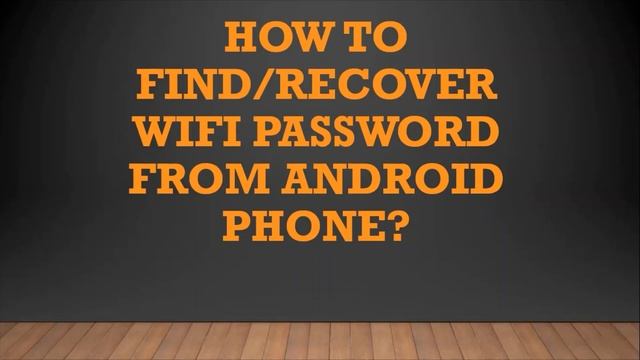 How to Find WiFi Password on Windows Computer || Find connected WIFI password on Android phone смотреть онлайн