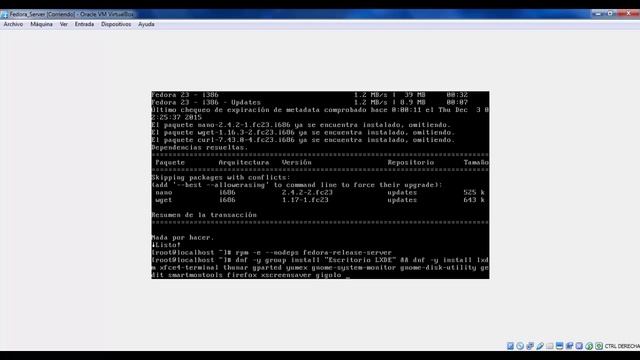 Instalación de Fedora Server 23 смотреть онлайн