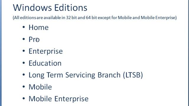 Exam 70-698 Training - Windows 10 Editions and Hardware Requirements смотреть онлайн