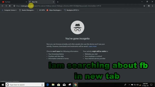 What Is New Incognito Window/Private browsing In Chrome смотреть онлайн