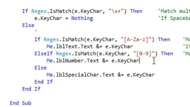 Practical VB.NET Tutorial- Extract Number, Letter, and Special Character смотреть онлайн