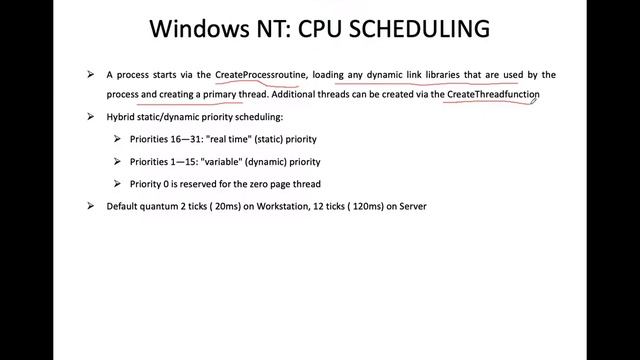 Lecture 14: Case Study - Windows NT | lecture notes смотреть онлайн