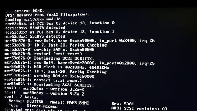 Compaq Proliant 6400R boots RedHat 6.1 смотреть онлайн