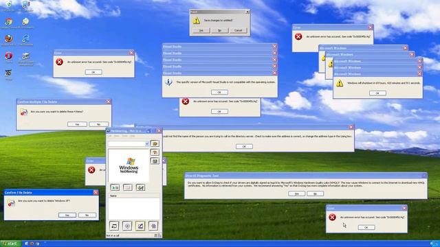 Windows XP Crazy Error Preview 2 смотреть онлайн