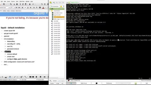 How to configure Squid in VMware Workstation (Linux) Part 7 смотреть онлайн