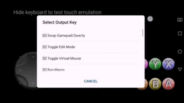 Game Keyboard Configuration (Mugen Android)