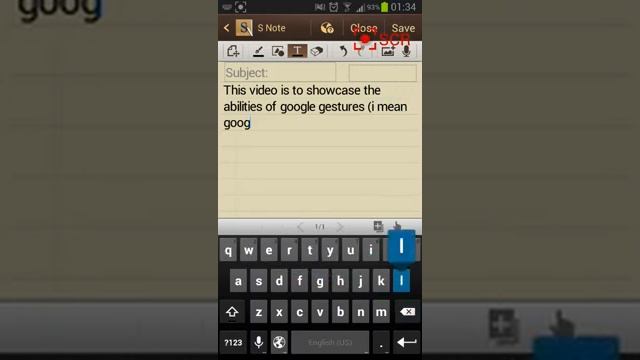 Testing the new Google keyboard for Android. смотреть онлайн