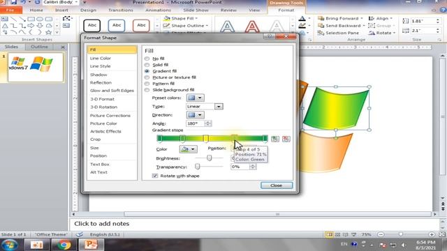 Creating Window 7 in Microsoft PowerPoint 2010 смотреть онлайн