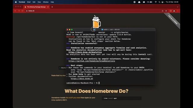 Install Brew (Home Brew) on Mac OS (M1 Chip) смотреть онлайн