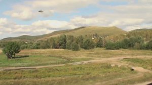Хинганский заповедник. Облучье вид из окна поезда