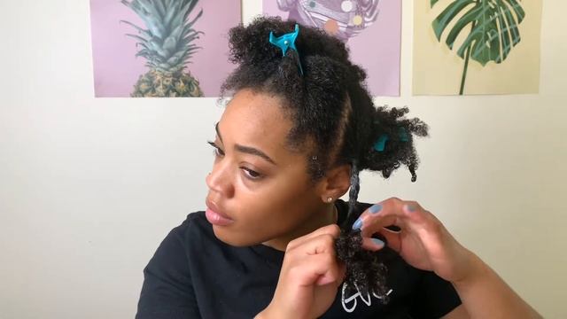 Braid Out using Taliah Waajid Green Apple & Aloe | My First Braid Out EVER! смотреть онлайн